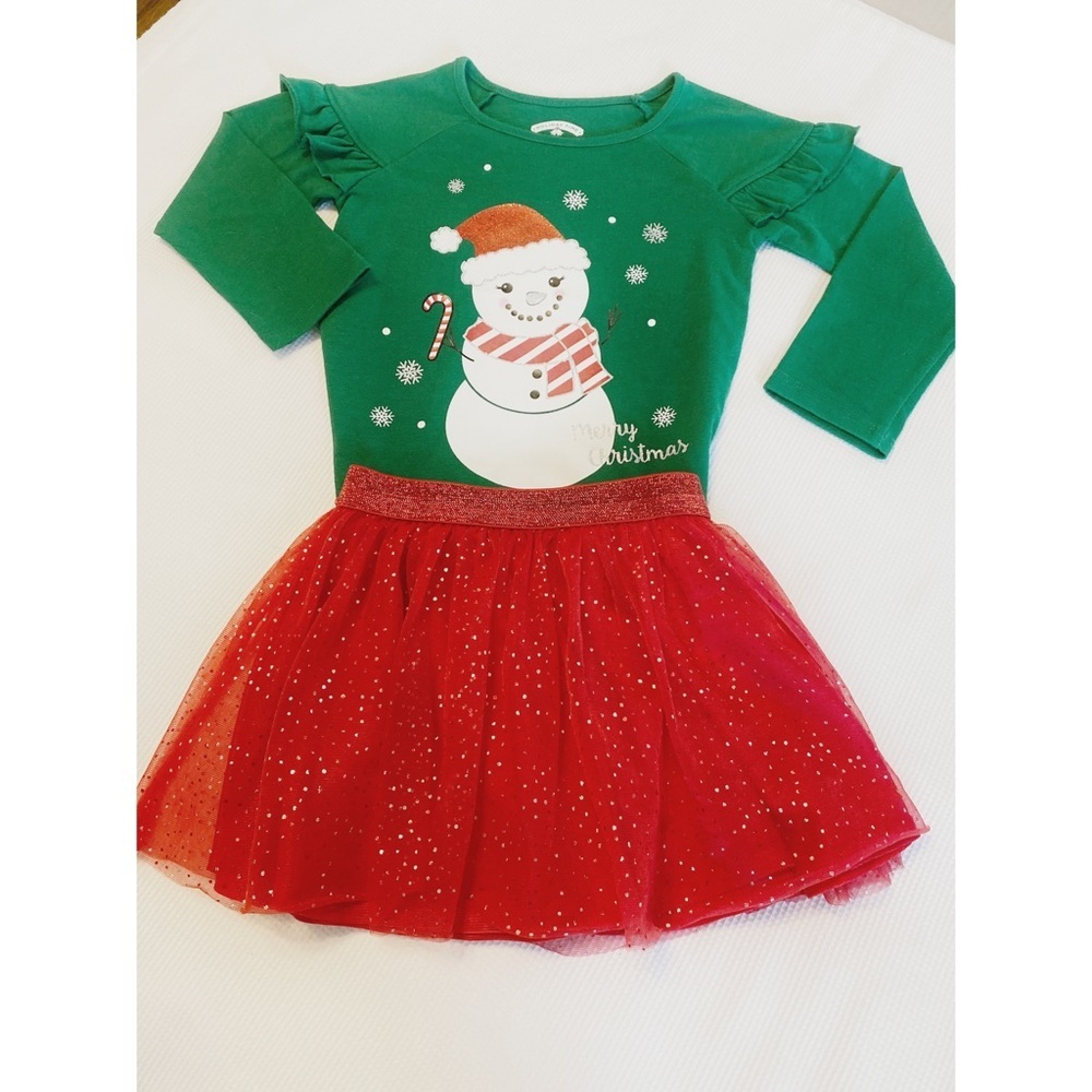 Girls matching set Holiday Time size 2 T